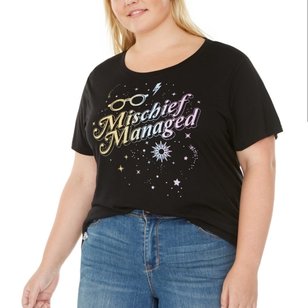 2X Harry Potter Printed T-Shirt LIKE NEW